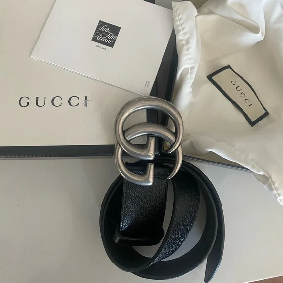 Gucci | Accessories | Authentic Gucci Gg Marmont Belt Black  display picture 2